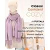 imageFURTALK Winter Scarf for Women Pashmina Shawl Wraps Cashmere Feel Warm Fashion Blanket Scarves23light Lavender