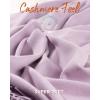 imageFURTALK Winter Scarf for Women Pashmina Shawl Wraps Cashmere Feel Warm Fashion Blanket Scarves23light Lavender