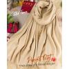 imageFURTALK Winter Scarf for Women Pashmina Shawl Wraps Cashmere Feel Warm Fashion Blanket Scarves25light Khaki