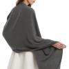 imageFURTALK Winter Scarf for Women Pashmina Shawl Wraps Cashmere Feel Warm Fashion Blanket ScarvesDark Grey