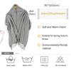 imageFURTALK Winter Scarf for Women Pashmina Shawl Wraps Cashmere Feel Warm Fashion Blanket ScarvesLight Grey