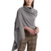imageFURTALK Winter Scarf for Women Pashmina Shawl Wraps Cashmere Feel Warm Fashion Blanket ScarvesLight Grey