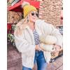 imageFURTALK Womens Winter Knitted Beanie Hat with Faux Fur Pom Warm Knit Skull Cap Beanie for Women13yellow