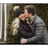 imageFURTALK Womens Winter Knitted Beanie Hat with Faux Fur Pom Warm Knit Skull Cap Beanie for WomenPure Black