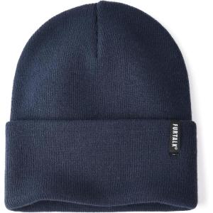 imageFURTALK Beanie Hat for Men Women Winter Hats for Women Men Soft Warm Unisex Cuffed Beanie Knitted Skull CapNavy