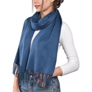 imageFURTALK Winter Scarf for Women Pashmina Shawl Wraps Cashmere Feel Warm Fashion Blanket Scarves12cobalt Bluedenim Blue