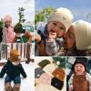 imageFURTALK Baby Beanie Knitted Hats Boys Girls Toddler Kids Winter Soft Warm Skull CapGreen