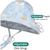 imageFURTALK Baby Girl Sun hat Summer Beach Hats with UPF 50 Sun Protection Wide Brim Toddler Sun Hat Cap