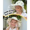 imageFURTALK Baby Sun Hat Summer Beach Hats with UPF 50 Sun Protection Wide Brim for Baby Toddler Sun Hat CapStrawberrypineapple