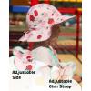 imageFURTALK Baby Sun Hat Summer Beach Hats with UPF 50 Sun Protection Wide Brim for Baby Toddler Sun Hat CapStrawberrypineapple