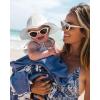 imageFURTALK Baby Sun Hat Summer Beach Hats with UPF 50 Sun Protection Wide Brim for Baby Toddler Sun Hat CapWhitepink