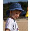 imageFURTALK Baby Sun Hat Toddler Boys Girls Bucket Hat for Kids 05 Years UPF 50 Sun Protective Child Summer Beach HatsNavygreywhite