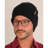 imageFURTALK Beanie for Men Women Cuffed Thick Knitted Unisex Winter Hat Beanies Skull Cap01black