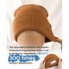imageFURTALK Beanie for Men Women Cuffed Thick Knitted Unisex Winter Hat Beanies Skull Cap02brown