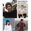 imageFURTALK Beanie for Men Women Cuffed Thick Knitted Unisex Winter Hat Beanies Skull Cap03white