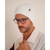 imageFURTALK Beanie for Men Women Cuffed Thick Knitted Unisex Winter Hat Beanies Skull Cap03white