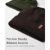 imageFURTALK Beanie for Men Women Cuffed Thick Knitted Unisex Winter Hat Beanies Skull Cap09deep Coffee