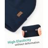 imageFURTALK Beanie for Men Women Cuffed Thick Knitted Unisex Winter Hat Beanies Skull Cap10navy