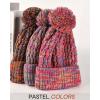 imageFURTALK Beanie for Women Winter Beanie Knitted Hat with Pom Soft Warm Ski CapOrange