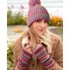 imageFURTALK Beanie for Women Winter Beanie Knitted Hat with Pom Soft Warm Ski CapPurple