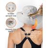 imageFURTALK Sun Hats for Women with Ponytail Hole Wide Brim Outdoor Hat UPF 50Packable Summer Beach Hiking Fishing HatsGrey