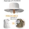 imageFURTALK Sun Hats for Women with Ponytail Hole Wide Brim Outdoor Hat UPF 50Packable Summer Beach Hiking Fishing HatsGrey