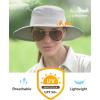 imageFURTALK Sun Hats for Women with Ponytail Hole Wide Brim Outdoor Hat UPF 50Packable Summer Beach Hiking Fishing HatsGrey