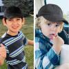 imageFURTALK Toddler Baseball Hat Kids Boys Girls Adjustable Washed Cotton Baseball Cap with PonytailBlack