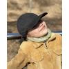 imageFURTALK Toddler Baseball Hat Kids Boys Girls Adjustable Washed Cotton Baseball Cap with PonytailBlack