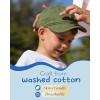 imageFURTALK Toddler Baseball Hat Kids Boys Girls Adjustable Washed Cotton Baseball Cap with PonytailGreenblack
