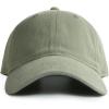 imageFURTALK Toddler Baseball Hat Kids Boys Girls Adjustable Washed Cotton Baseball Cap with PonytailLight Green