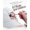 imageFURTALK Toddler Baseball Hat Kids Boys Girls Adjustable Washed Cotton Baseball Cap with PonytailPink