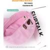 imageFURTALK Toddler Baseball Hat Kids Boys Girls Adjustable Washed Cotton Baseball Cap with PonytailPink