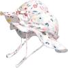 imageFURTALK Baby Sun Hat Summer Beach Hats with UPF 50 Sun Protection Wide Brim for Baby Toddler Sun Hat CapWhite Flowerbeige Flower