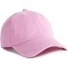 imageFURTALK Toddler Baseball Hat Kids Boys Girls Adjustable Washed Cotton Baseball Cap with PonytailPink