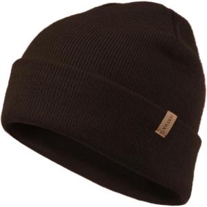 imageFURTALK Beanie for Men Women Cuffed Thick Knitted Unisex Winter Hat Beanies Skull Cap09deep Coffee