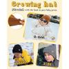 imageFURTALK Baby Beanie Fleece Lined Toddler Winter Hat Boys Girls Knit Warm Beanies Kids Ski Hats for 08 Years3pcs Beigeblackcaramel