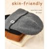 imageFURTALK Baby Beanie Fleece Lined Toddler Winter Hat Boys Girls Knit Warm Beanies Kids Ski Hats for 08 Years3pcs Blackdark Greybeige