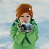 imageFURTALK Baby Beanie Fleece Lined Toddler Winter Hat Boys Girls Knit Warm Beanies Kids Ski Hats for 08 Years3pcs Blackdark Greycaramel