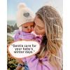 imageFURTALK Baby Girls Beanie with Pom Earflap Fleece Lined Winter Hat Knit Toddler Infant HatsBeigepink