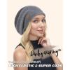 imageFURTALK Slouchy Beanies for Women Winter Hats Soft Warm Beanie Hat Ladies Knitting Skull BeaniesMixed Light Grey