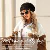 imageFURTALK Winter Beanie Hat for Women Satin Lined Cable Knit Chunky Slouchy Beanies Skull Warm CapBlack