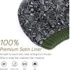 imageFURTALK Winter Beanie Hat for Women Satin Lined Cable Knit Chunky Slouchy Beanies Skull Warm CapTree Grey