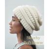 imageFURTALK Winter Hats for Women Fleece Lined Knit Beanie Hats Slouchy Warm Beanies Ski Skull CapBeige