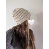 imageFURTALK Winter Hats for Women Fleece Lined Knit Beanie Hats Slouchy Warm Beanies Ski Skull CapKhaki