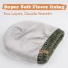 imageFURTALK Winter Hats for Women Fleece Lined Knit Beanie Hats Slouchy Warm Beanies Ski Skull CapMix Greenfleece Lining