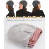imageFURTALK Winter Hats for Women Fleece Lined Knit Beanie Hats Slouchy Warm Beanies Ski Skull CapRubber Redfleece Lining
