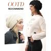 imageFURTALK Womens Winter Slouchy Beanie Hat Knit Warm Winter Hats for Women Soft Stretch Ski Cap Ladies Beanies01black