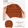 imageFURTALK Womens Winter Slouchy Beanie Hat Knit Warm Winter Hats for Women Soft Stretch Ski Cap Ladies Beanies03 Dull Orange