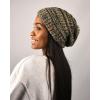 imageFURTALK Womens Winter Slouchy Beanie Hat Knit Warm Winter Hats for Women Soft Stretch Ski Cap Ladies Beanies05blackDark Beige Mixed